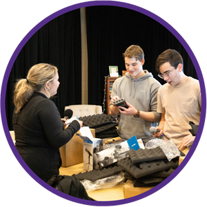 Students Open Broadcasting Gear